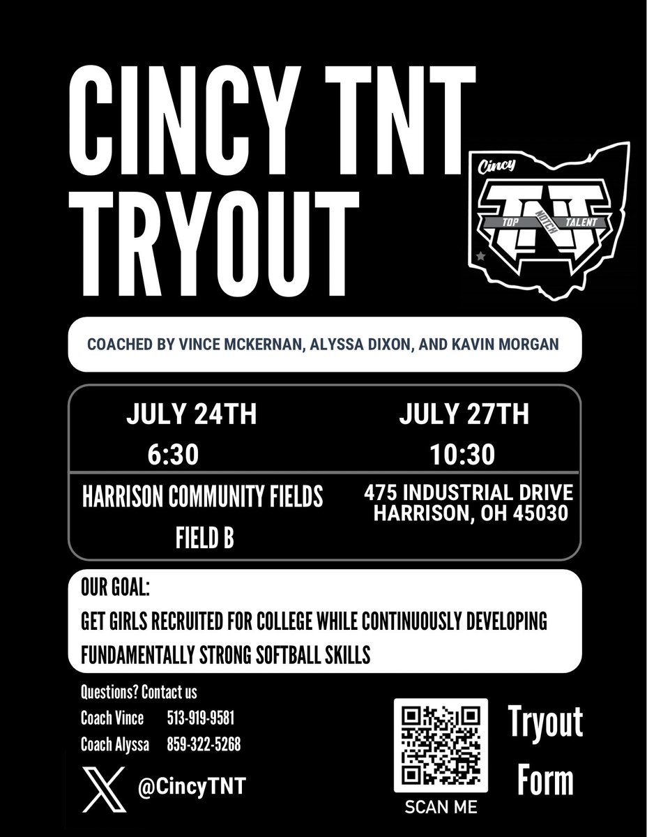 We will be competing at the 18u level, but are comprised of girls from freshman in high school through first year college. Our girls are from Ohio and Kentucky. We are interested in any high school age if you are the right fit for our team!