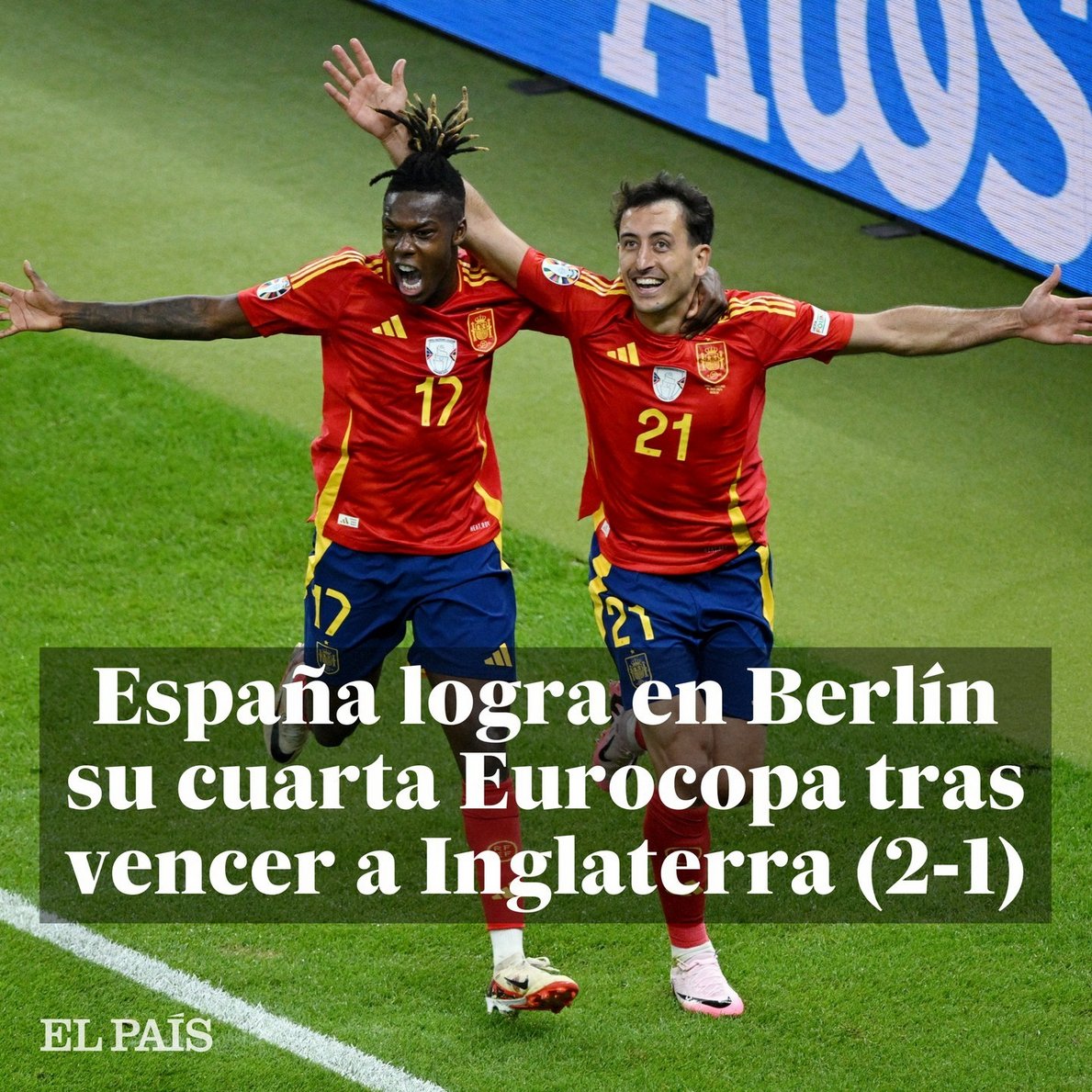 el_pais's tweet photo. 🔴 La Roja tumba a la selección inglesa y levanta su cuarta Eurocopa  https://t.co/sPyzTwjxca https://t.co/m8tQmLmwHL