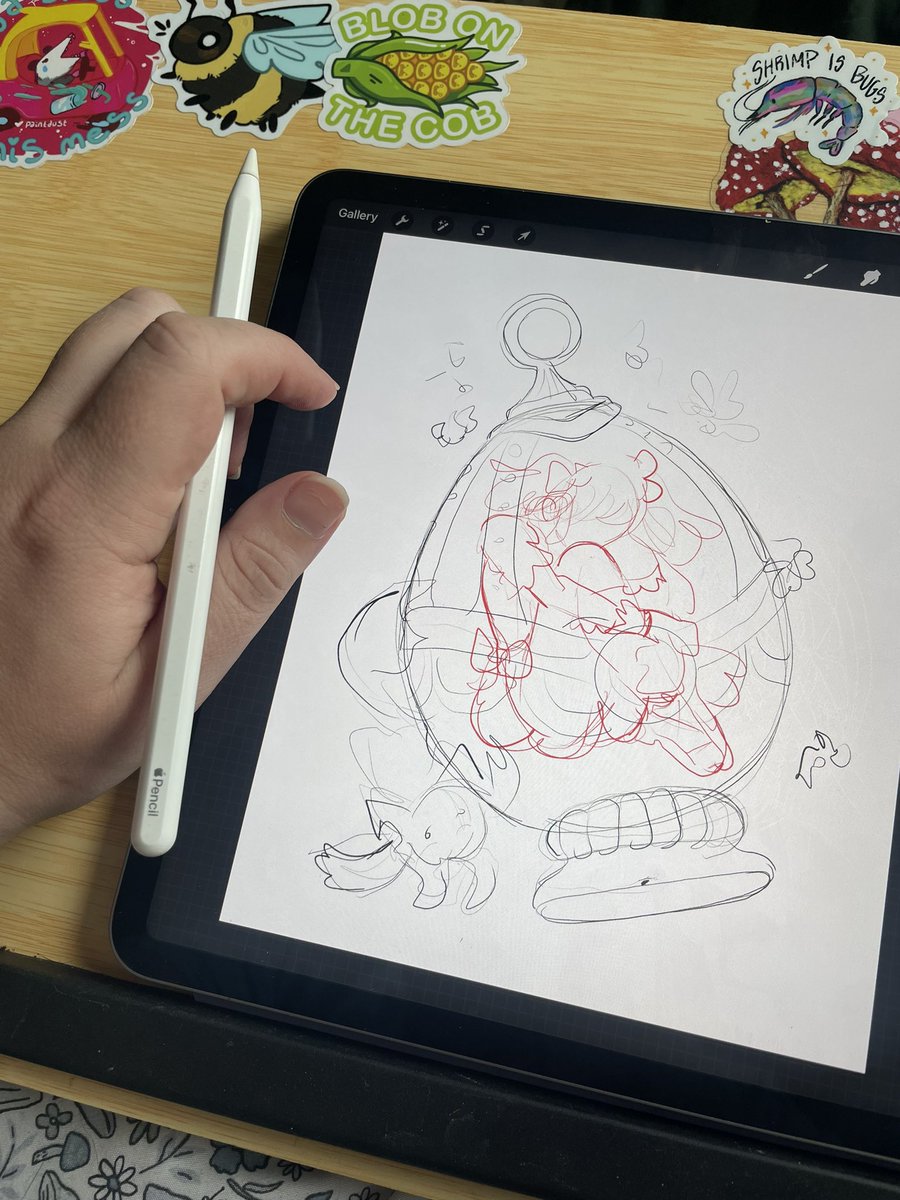 It’s been a hot minute since I made an anime fan art print so here goes nothing (very rough sketch for reference lol)