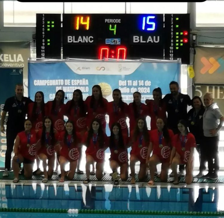 🤽🏼‍♂️| El <a href="/wpterrassa/">CN Terrassa WP</a> s'ha proclamat campiones d'Espanya Cadet Femení després de vèncer a l'amfitrió <a href="/UEHorta/">UEHorta</a> a la final a la tanda de penals.