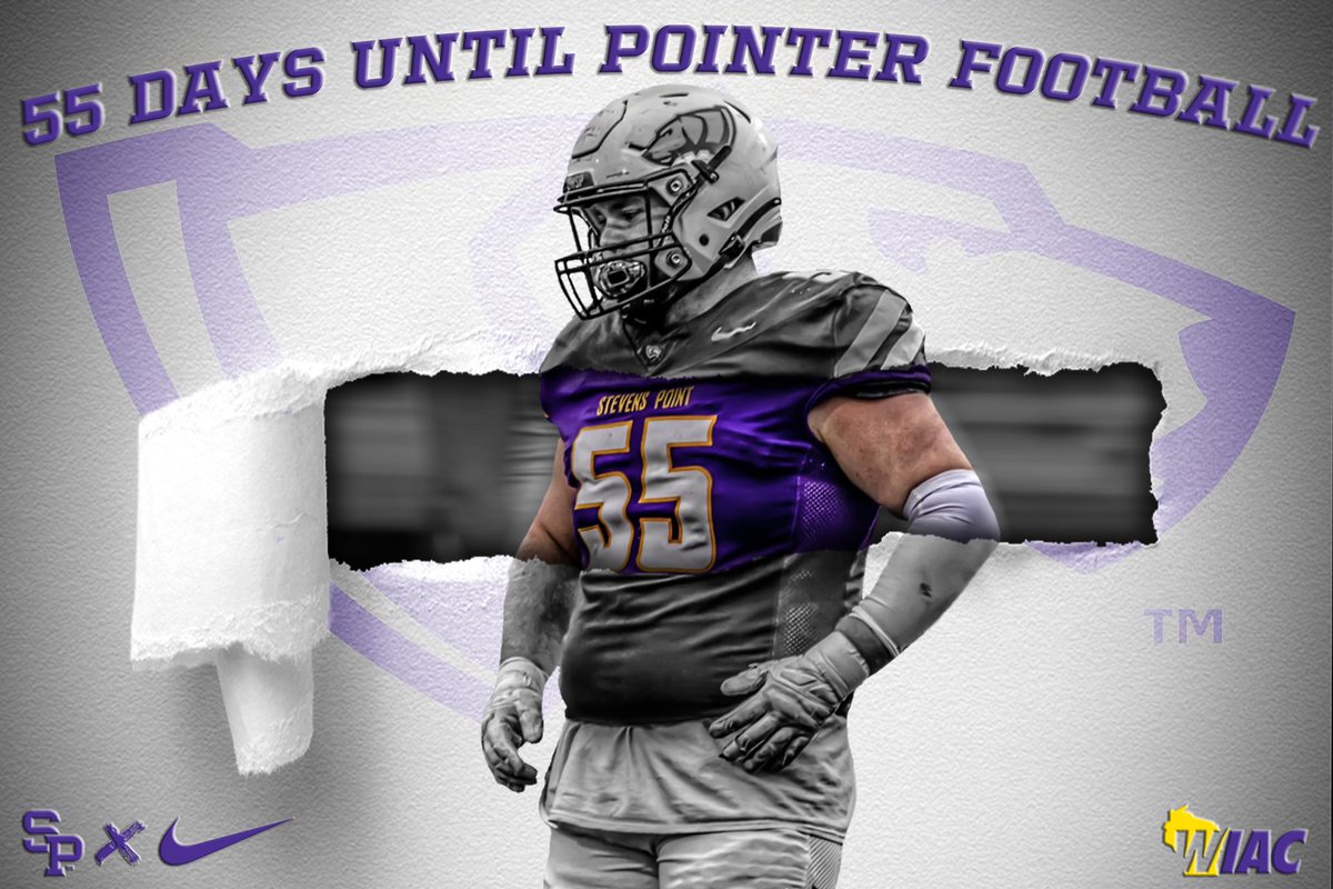 UWSPFootball's tweet photo. The countdown continues! Can’t wait to be back in action!

#RollDawgs https://t.co/FAyJxX8vS4