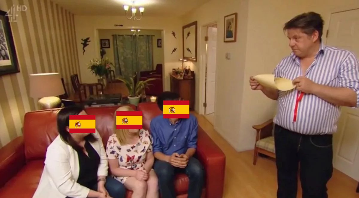 chutuk's tweet photo. You won Spain. Enjoy the trophy, I hope it makes you very happy.  Dear lord, what a sad little life Spain. You ruined our night completely, so you could have the trophy,  I hope now you get some lessons in grace and decorum etc etc....
 #ItsComingHome #SPAENG #ENGSPA https://t.co/z2ivQpZKx3