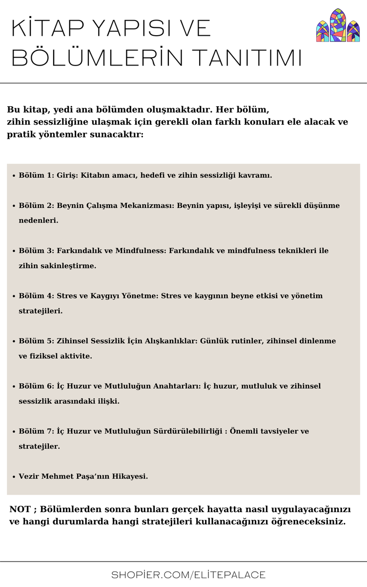 ElitePalaceTR's tweet photo. Zihnini sakinleştiren birinin hayatındaki değişiklikleri anlatan bir hikaye. Hangi yöntemlerle iç huzuru bulduğunu öğrenmek için çok yakında çıkacak olan #ZihinSessizliği kitabımızı takip edin. 📖✨ #İlhamVericiHikaye #KişiselGelişim https://t.co/sdFXr6hgoH