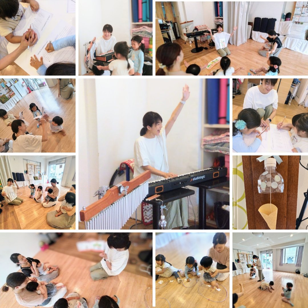 tsunagaru_oota's tweet photo. 7月 #親子リトミッククラス 

「あの場にいた方皆さんが温かく、私にとっても幸せ時間でした☕️ こどももそれを感じ取ったのか、のびのびと楽しんでいたと思います😊」

「楽しかった〜！」

✨8月は4日(日)10:30〜11:10開催です

パパ参加も大歓迎☆兄弟姉妹もご一緒に♡

https://t.co/xO6cc6vRLk https://t.co/pj6IPQ2D2m