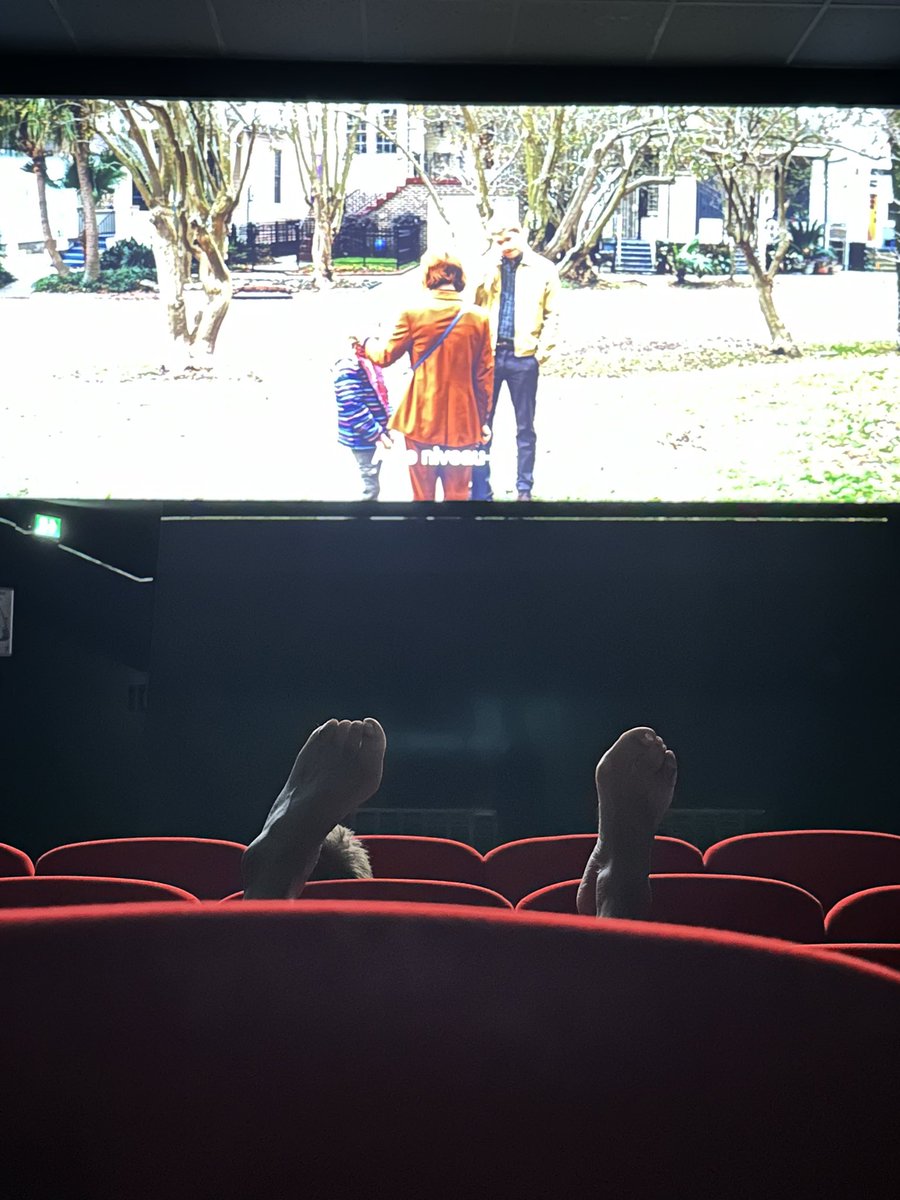 Also, movie theater etiquette 101: 
Don’t do this, you utterly disgusting, uncultured swine.