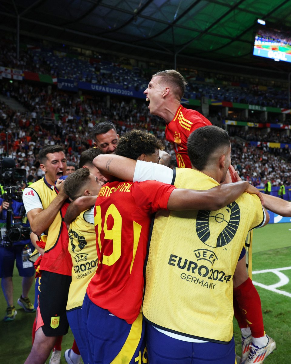 1964, 2008, 2012, 2024. 

The first four-time champions of Europe 🇪🇸

#EURO2024