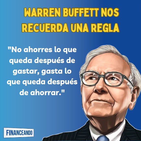 Financeando_'s tweet photo. Prioriza tus Ahorros, No tus Gastos.

¡Empieza a ahorrar antes de gastar y asegura tu futuro financiero! 💡💰

#FinanzasPersonales #Ahorro #ConsejosFinancieros #AhorraPrimero https://t.co/x7utsRKUn9