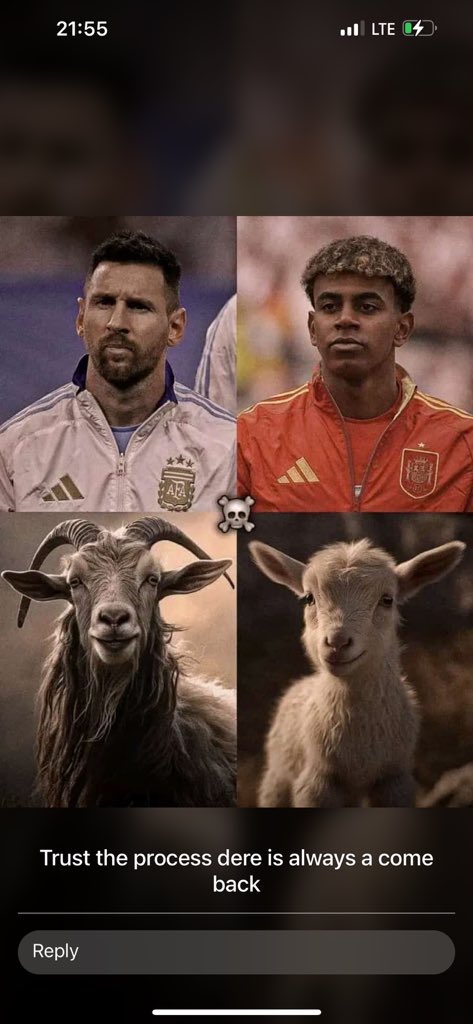 youngtecch's tweet image. Son of the goat 🐐 don carry am, remain the goat himself ✊