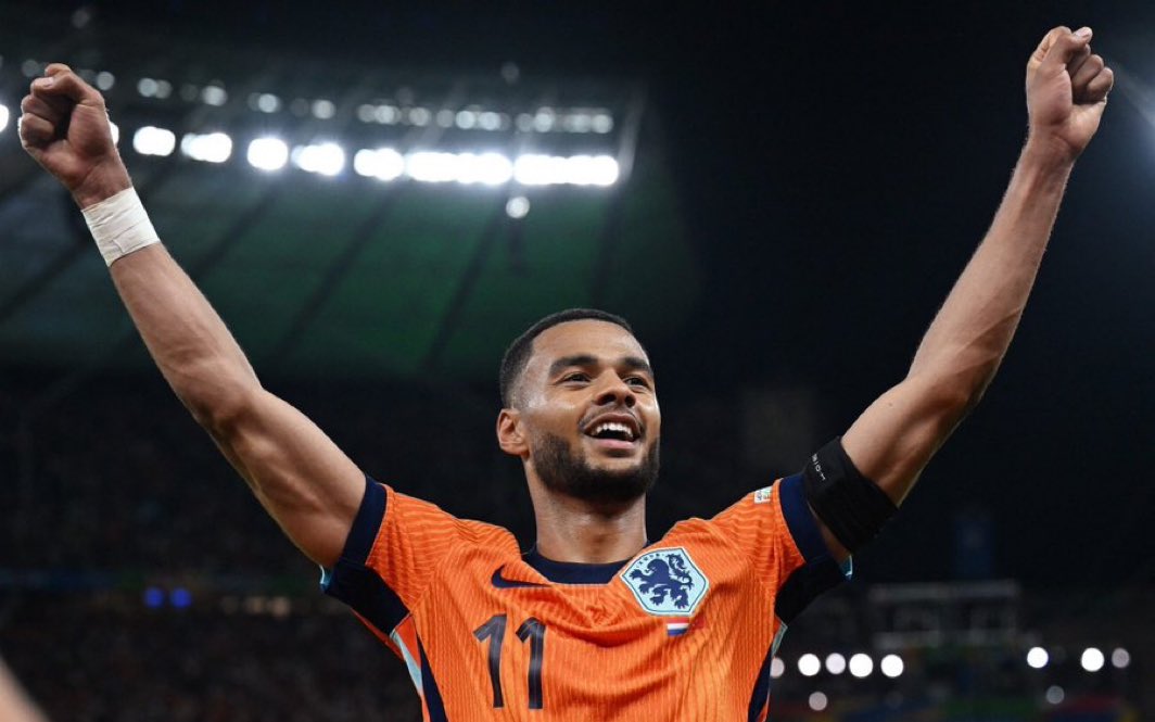 Congratulations to Cody Gakpo for winning the Euros Golden Boot with 3 goals ⚽️⚽️⚽️