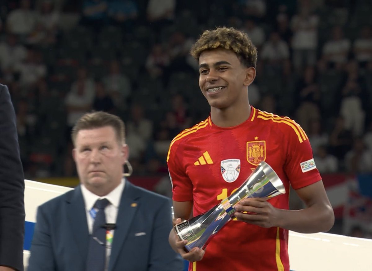 totalBarca's tweet photo. Lamine Yamal named as the best young player of EURO 2024. No contest! https://t.co/6eJYM7QqKF
