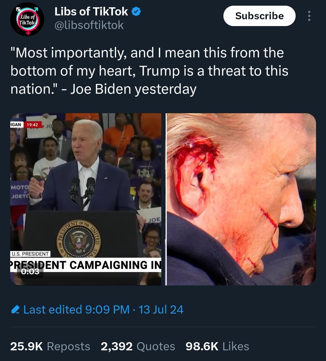 Wifesucker's tweet image. Girl you of all people can not be saying that rhetoric leads to violence 😭