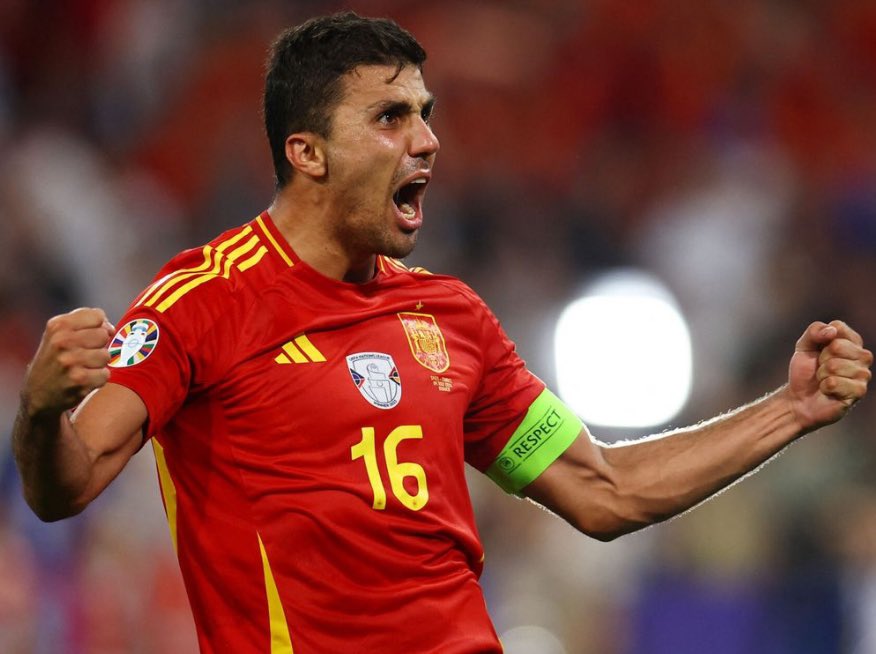 Ruben Rey (@rubenrey78) on Twitter photo Si <a href="/rodrihernandezc/">Rodrigo Hernandez Cascante</a> no gana el Balón de Oro 2024, ese trofeo perdería todo el valor que dice representar. #EURo2024 <a href="/ballondor/">Ballon d'Or</a> Si <a href="/rodrihernandezc/">Rodrigo Hernandez Cascante</a> no gana el Balón de Oro 2024, ese trofeo perdería todo el valor que dice representar. #EURo2024 <a href="/ballondor/">Ballon d'Or</a>