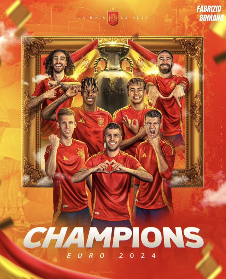 Congratulations to Spain. Well deserved tournament victory! Great achievement 🇪🇸#Spain