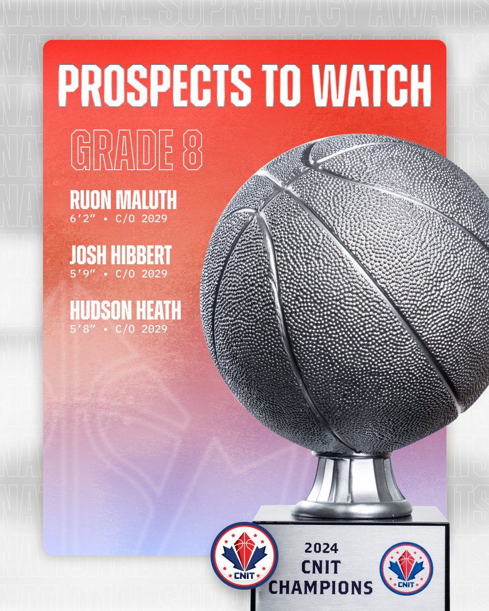 The grade 8 division is heating UP 🔥🆙  welcome <a href="/RwiBasketball/">RWI Basketball</a> to the 2024 CNIT 🇨🇦🏆 

NATIONAL SUPREMACY AWAITS.