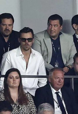 HSMEDIANEWS's tweet image. Harry watching the Euro Cup Final.