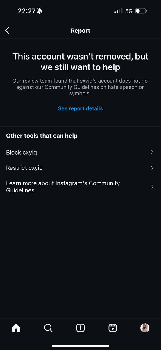 jadeluceyjo's tweet photo. I’ve sat reporting them and this is instagrams response, sort it out @instagram https://t.co/QNlWRPAqr5