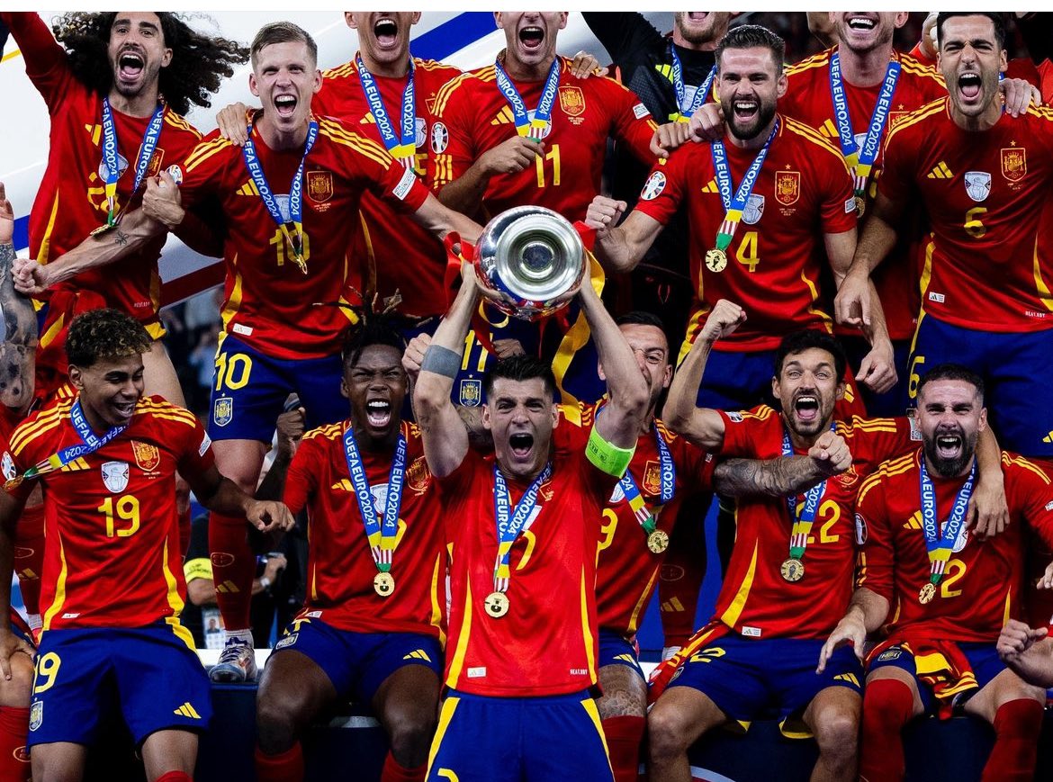 Felicidades España! Campeona de Europa 🇪🇸⚽️👏