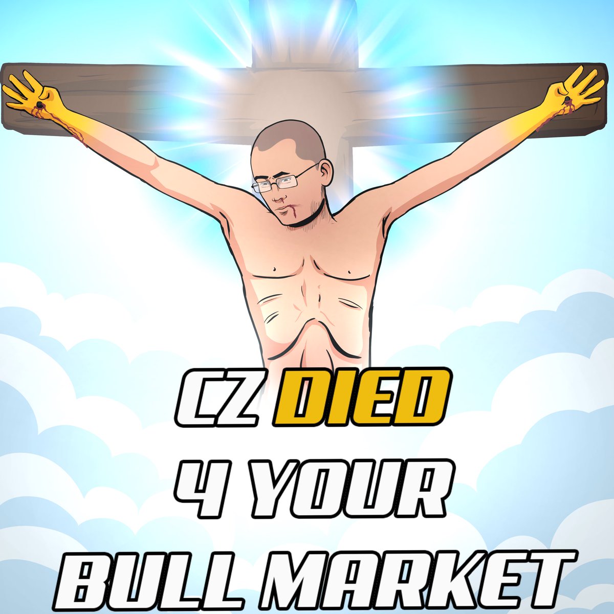 CZ died 4 your bull market..

<a href="/cz_binance/">CZ 🔶 BNB</a> $FOUR