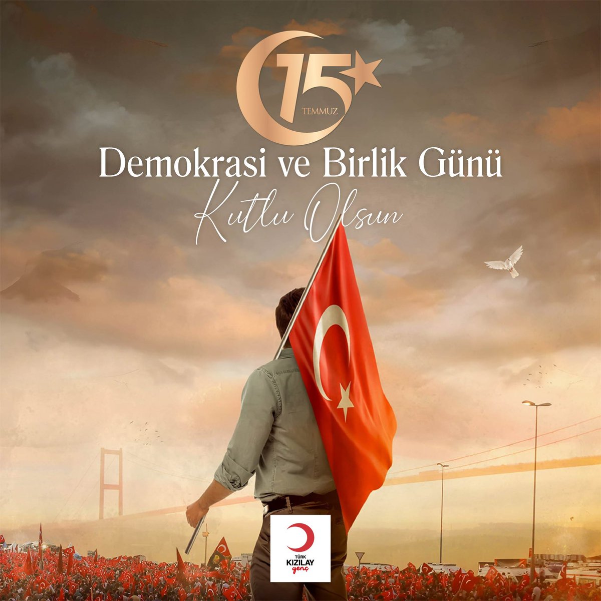 Bugün, milletimizin cesaretiyle aydınlanan 15 Temmuz gecesinin yıl dönümünde, şehitlerimizi rahmetle anıyor, gazilerimize minnet duyuyoruz.🇹🇷
#15Temmuz