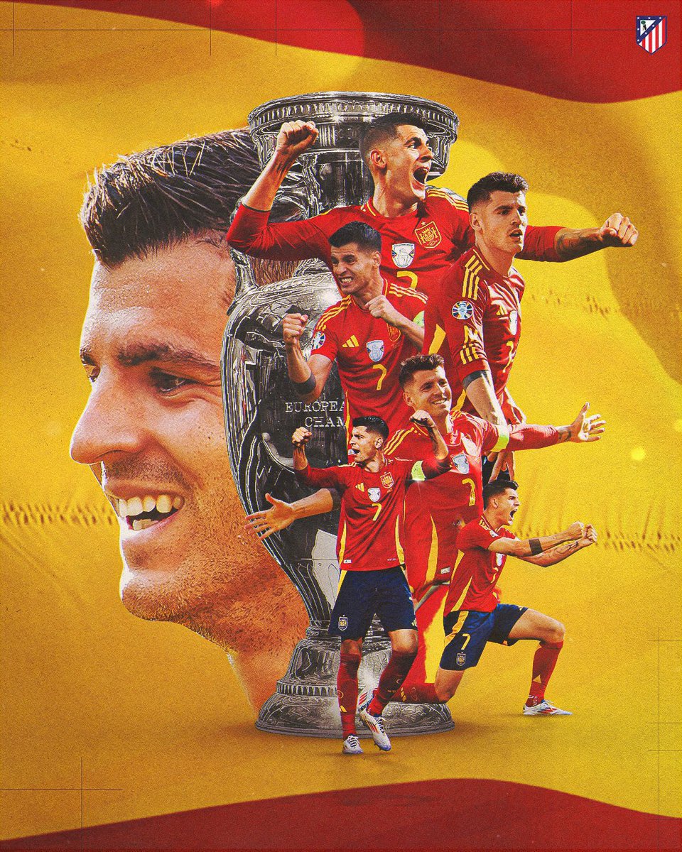 ÁLVARO MORATA.

THE CAPTAIN OF THE CHAMPIONS 🇪🇸🏆