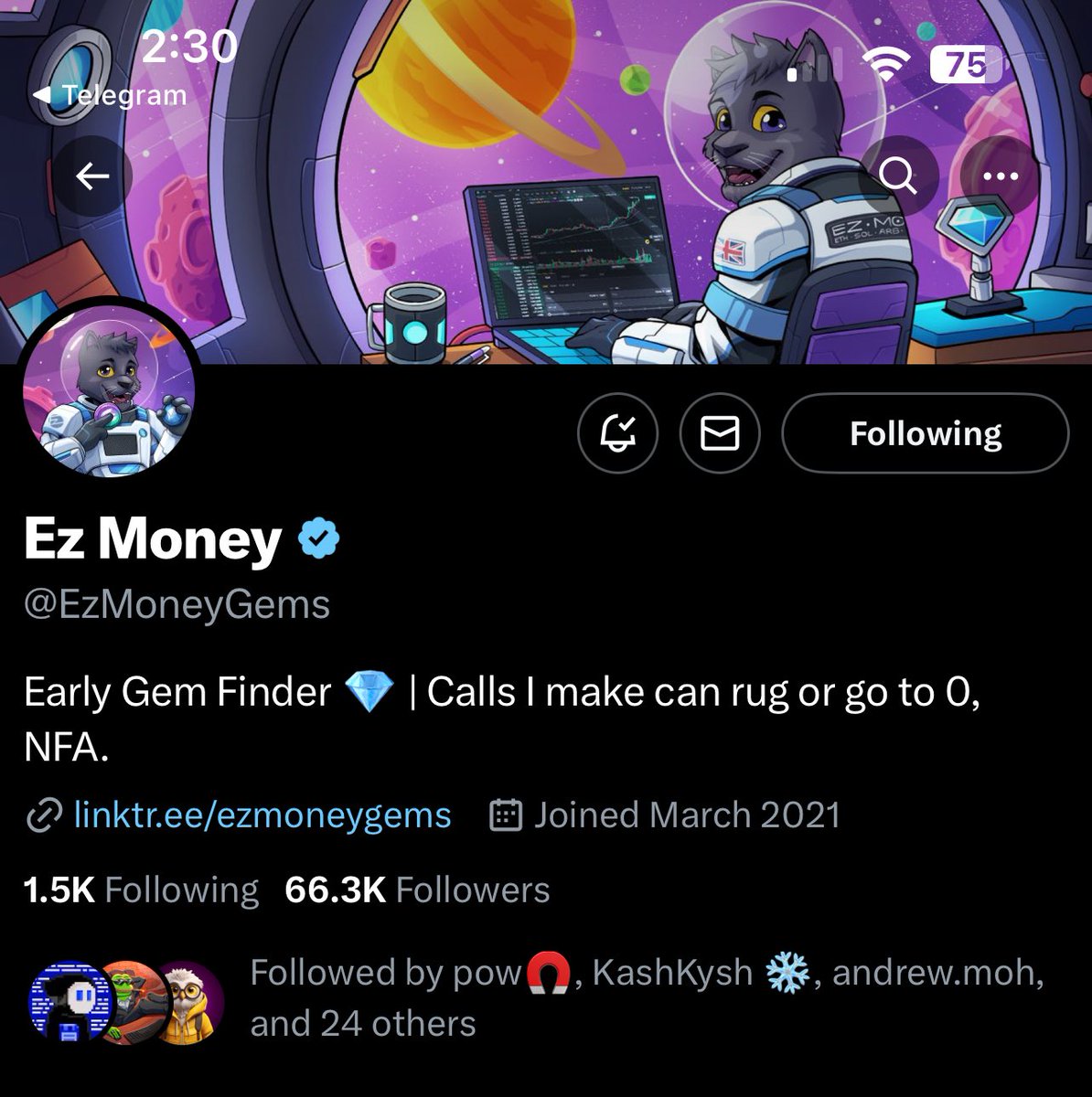jmak76's tweet photo. @EzMoneyGems @the_big_grift $grift proof https://t.co/ZNzfn9qFZv