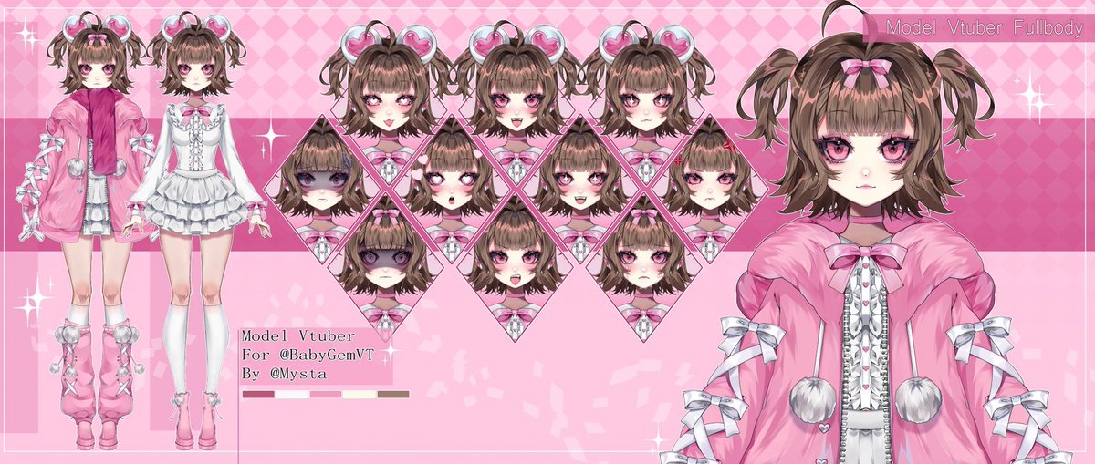 ItsGemVT's tweet photo. VTuber Models For Sale
   ・Price 700
  ・1 Full Body Model + NSFW Version
  ・1 Chibi Model  

( Only Art No Rigging )

   DM If Interested or purchase directly  
https://t.co/YPWlVzYfPF 

#adoptable #adopt #adoptables #Vtuber https://t.co/bPESkbdDlj