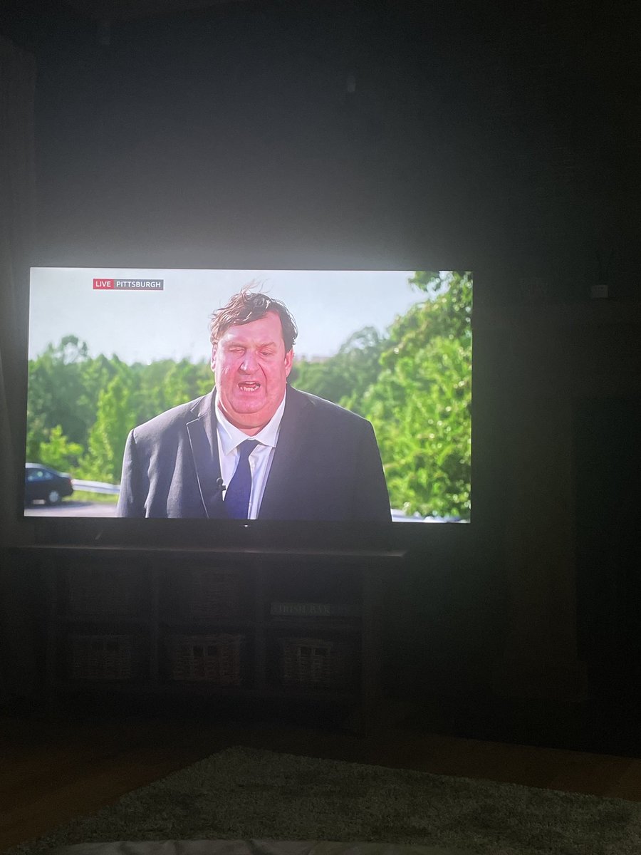 The bbc us correspondent must sleep on a park bench and the shooting awakened him.