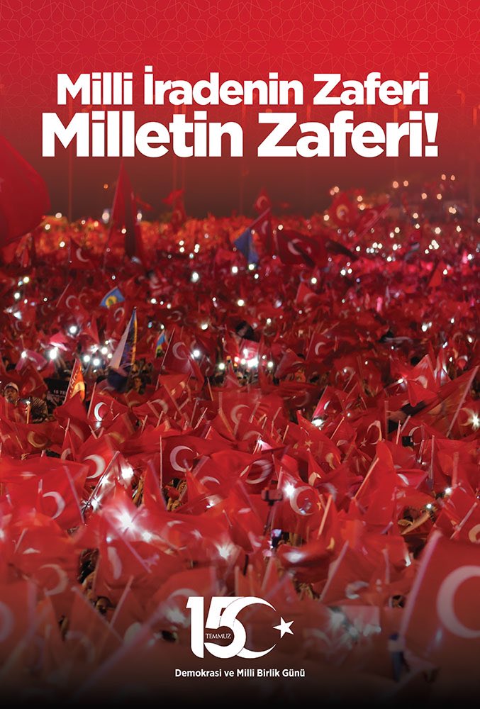 Allah bu güzel milletti her türlü ayrılıktan, fitneden, tüm dahili ve harici bedhahların şerrinden muhafaza eylesin…
