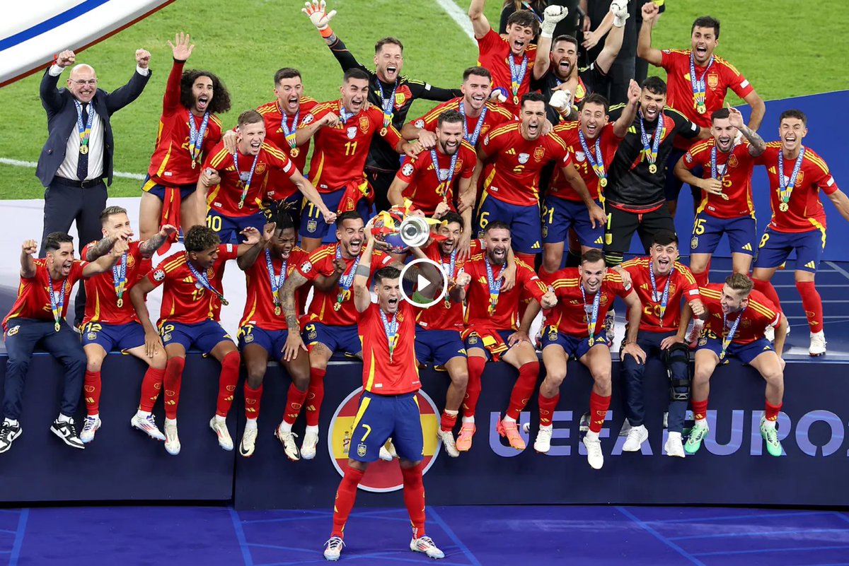 JaviPerezCoach's tweet photo. Congratulations to SPAIN 🇪🇸 @rfef 
Fourth time European Champions 🫶❤️ https://t.co/CTOaeQnUtk