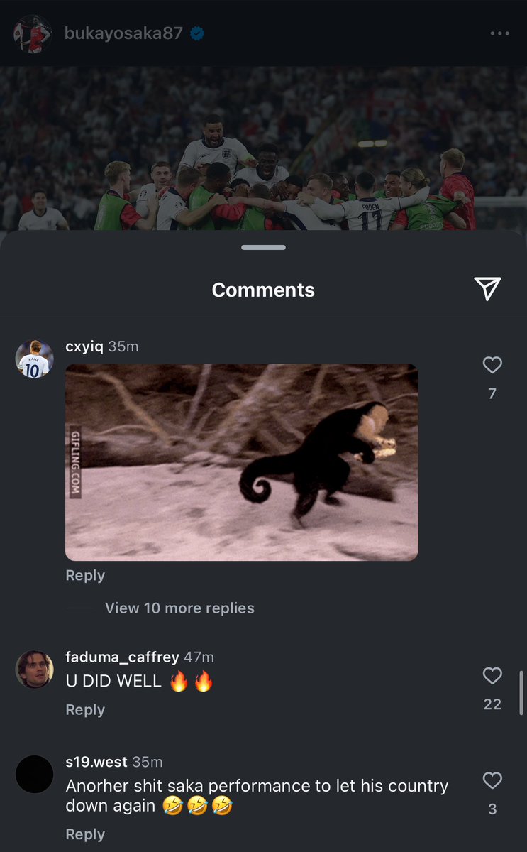 TrillAFC_'s tweet image. The amount of racism in Saka’s comments is inhumane and disgusting🤢