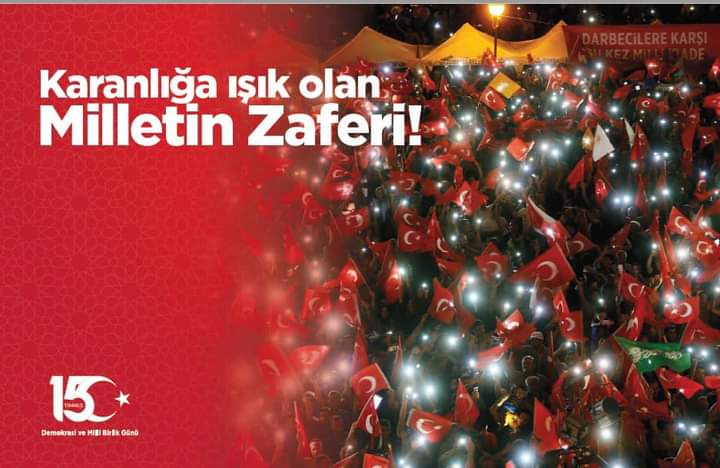 haskay55's tweet photo. 🇹🇷 15 Temmuz Demokrasi ve Millî Birlik Günü...
#15Temmuz
#MilletinZaferi https://t.co/PzwIcxjl9v