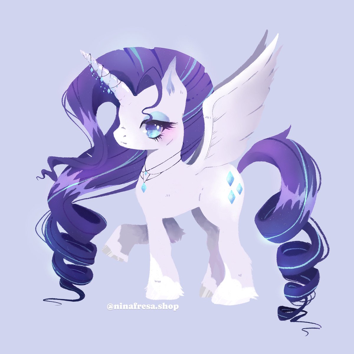Mane 6 redraw
Pt. 2 Rarity
