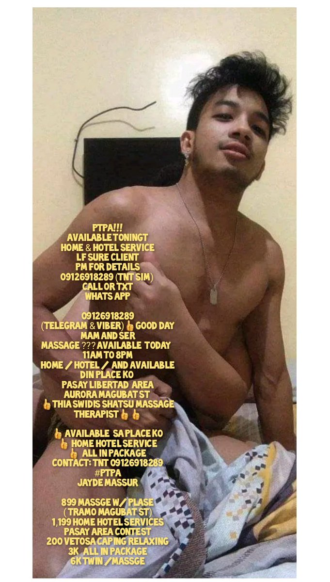 HudasC12490's tweet photo. Available today massage therapist. SPA Place, and HOTEL&amp;HOME SERVICE. Can do hard, soft, moderate pressure.
✅ Offered
*Signiture
*Fullbody Massage
*Shiatsu Massage
*Swedish Massage
*Thai Massage
*Combination (thai,swedish,shiats­­­­­u massage) https://t.co/H6YLmVsaM8