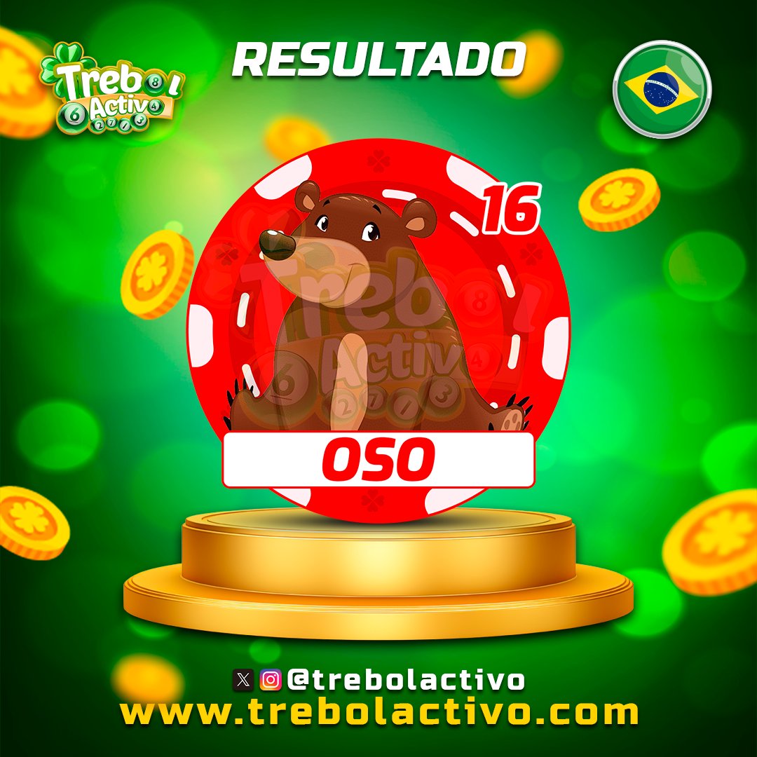 trebolactivo's tweet photo. Resultado Trebol Activo
Sorteo #7776
Domingo 14/07/2024
Hora 06:00 PM
16 - oso
https://t.co/mSTupkBsQR https://t.co/05tbxGUmxg