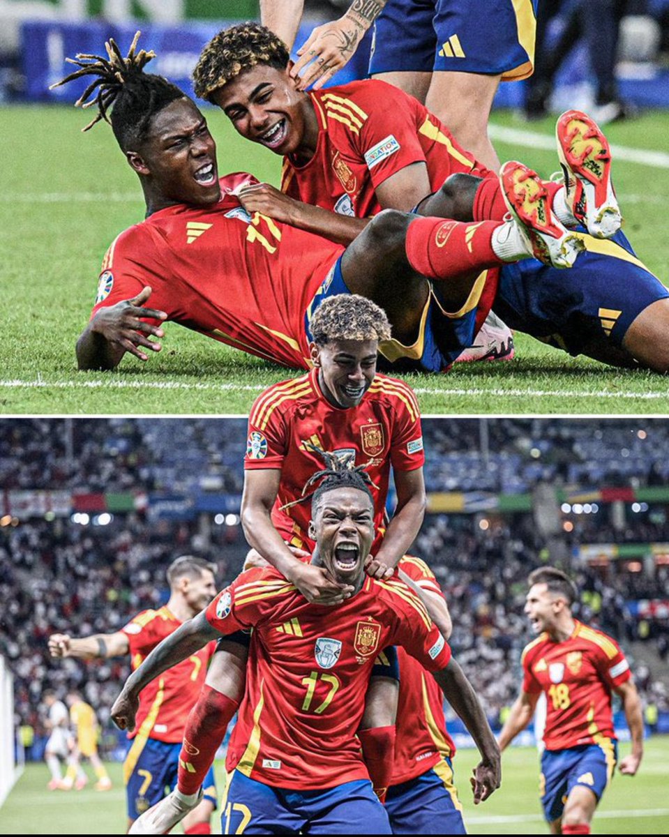 These guys really delivered. Nico Williams and Lamine Yamal, you played excellent football in this match. 🇪🇸🇪🇸 well played ...🏴󠁧󠁢󠁥󠁮󠁧󠁿🏴󠁧󠁢󠁥󠁮󠁧󠁿🏴󠁧󠁢󠁥󠁮󠁧󠁿 tough luck gate...⚽️⚽️🥅