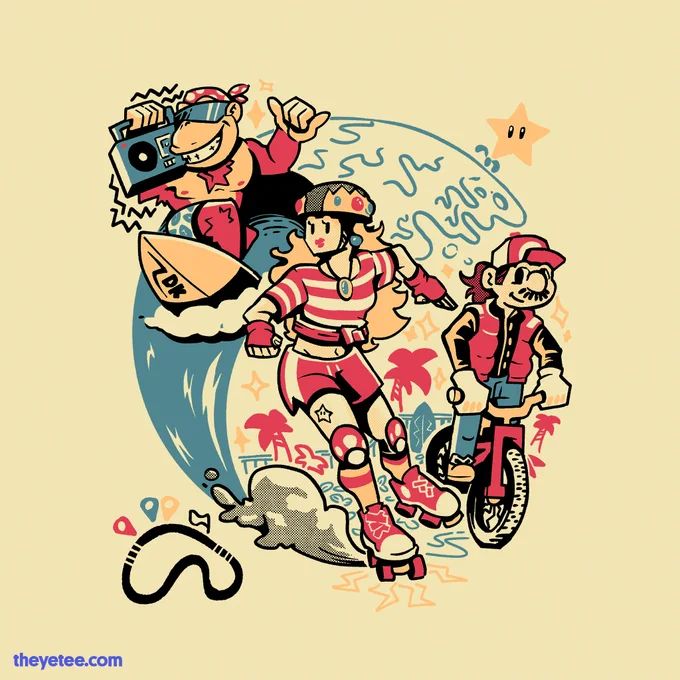 This tee is Funky Mode compatible. Designed by Heyra Vieira #dailytees theyetee.com