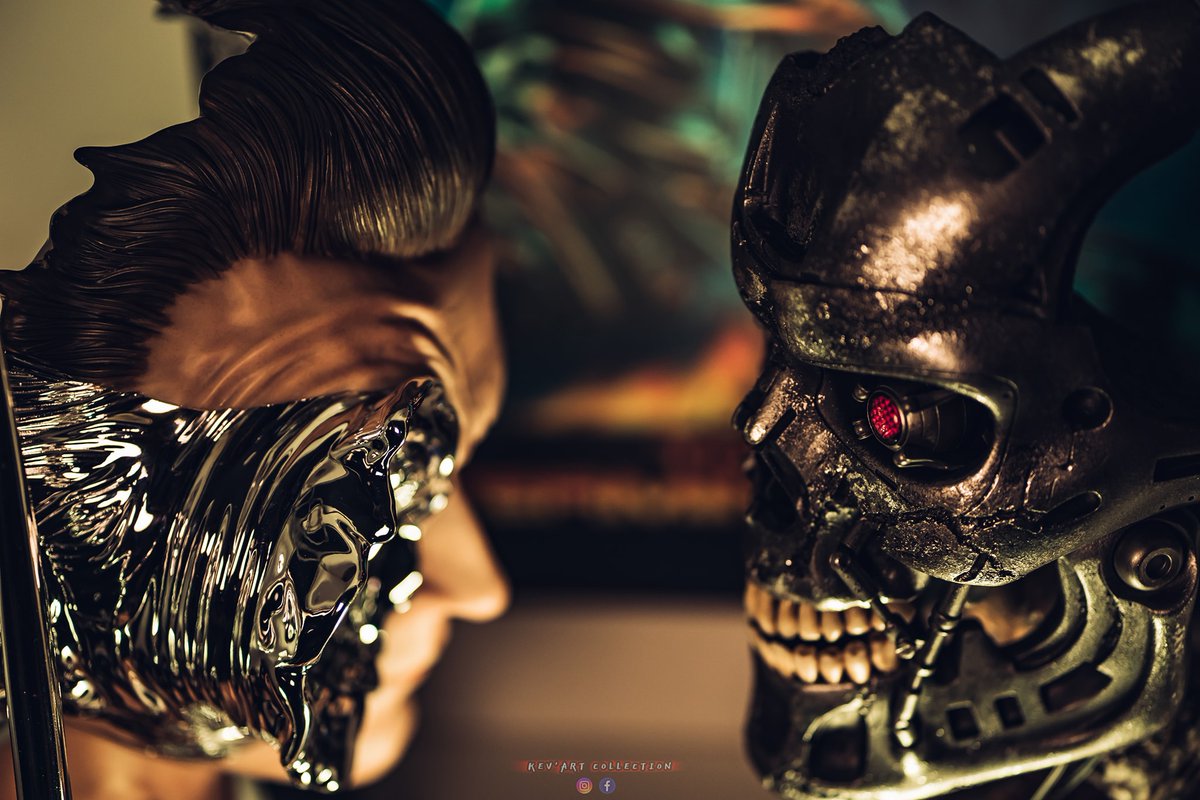 PureArtsLimited's tweet photo. Terminator collector Kevin shared these awesome shots of his T-1000 and T-800 😍

Check out our full Terminator 2 collection ⬇️ 
https://t.co/7PZjcG8yNq

📷 Show us your PureArts collection! Tag us &amp; use #PureArtsSnap https://t.co/2Osq017xfC