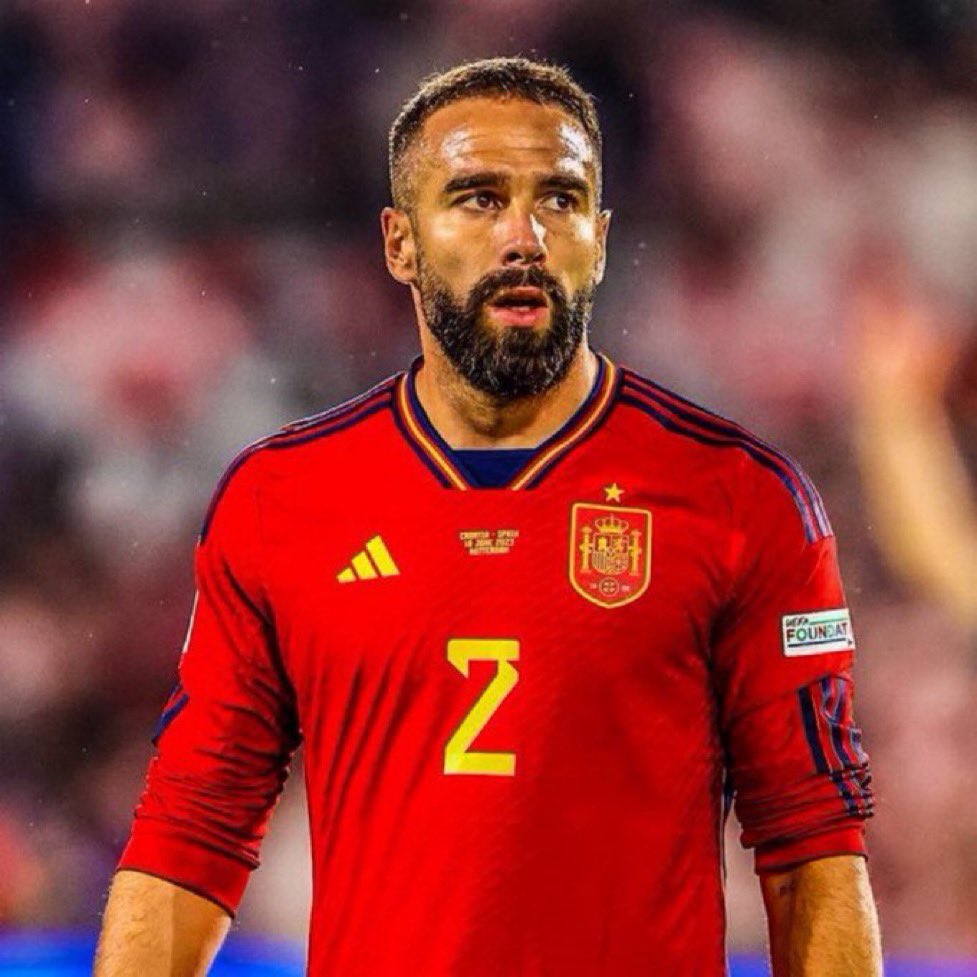 Tagelca's tweet photo. Si no lo digo exploto. Daniel Carvajal Ramos merece ganar el balón de oro. Todo lo que no sea esto es un atraco a mano armada https://t.co/kcWWXDLlbi