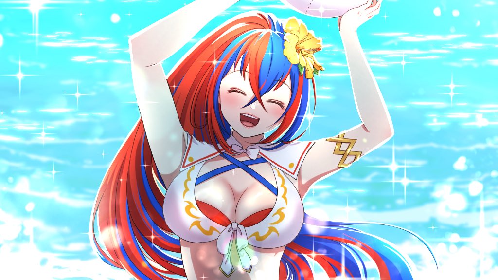 ephikro0810's tweet photo. 水着リュール(女)と支援S

"いきますよー！"

#FireEmblem
#Alear https://t.co/WuhL4mPEH8