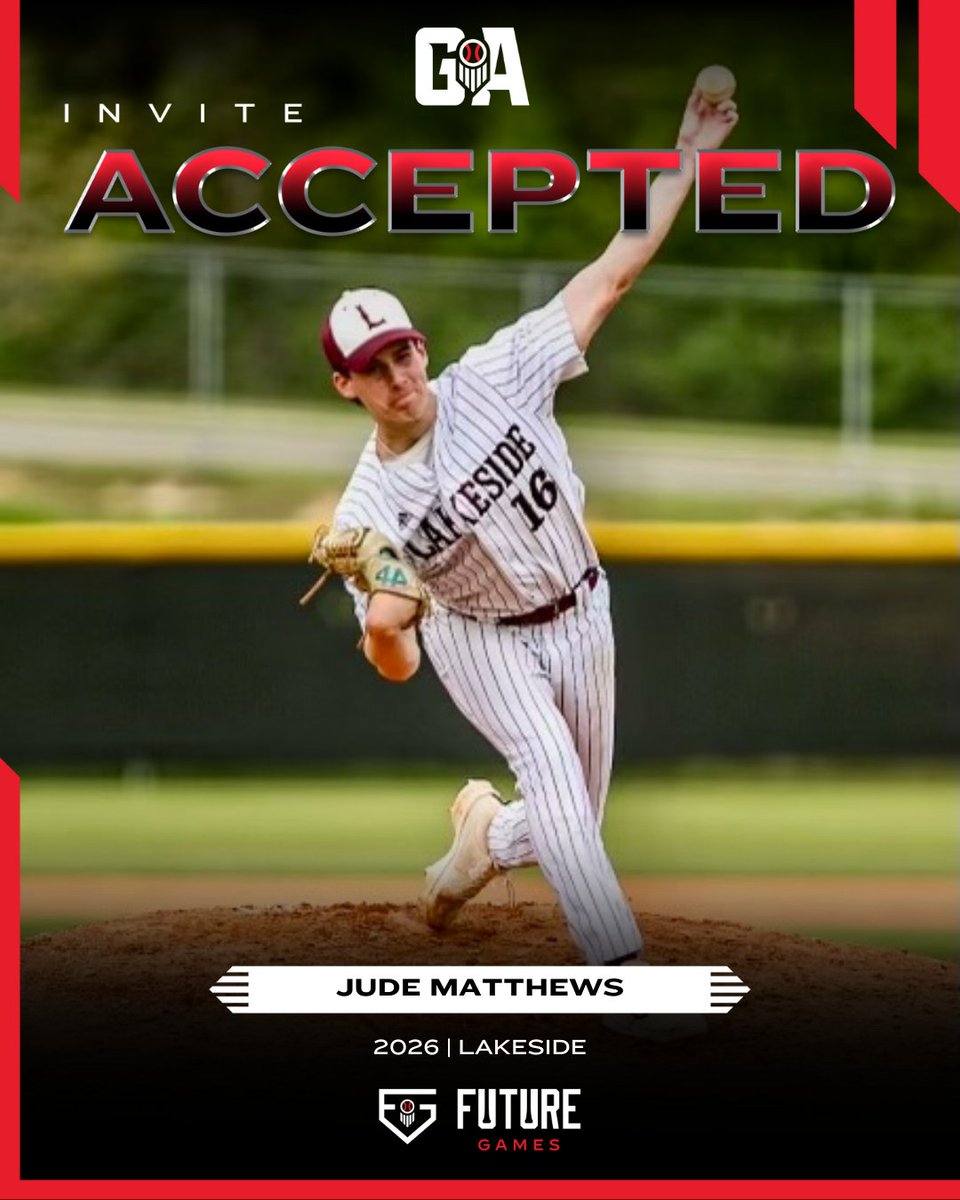 PrepBaseballGA's tweet photo. 𝟐𝟎𝟐𝟒 𝐅𝐮𝐭𝐮𝐫𝐞 𝐆𝐚𝐦𝐞𝐬: 𝐓𝐞𝐚𝐦 𝐆𝐞𝐨𝐫𝐠𝐢𝐚 🍑
𝕀ℕ𝕍𝕀𝕋𝔼 𝔸ℂℂ𝔼ℙ𝕋𝔼𝔻 🔒

+ '22 JFG'er, @Jude_Matthews12 is locked in to represent Georgia at #PBFG24. 
@Complete_Game_

👤 https://t.co/bYs3bFCH2e https://t.co/BEK803VMAK