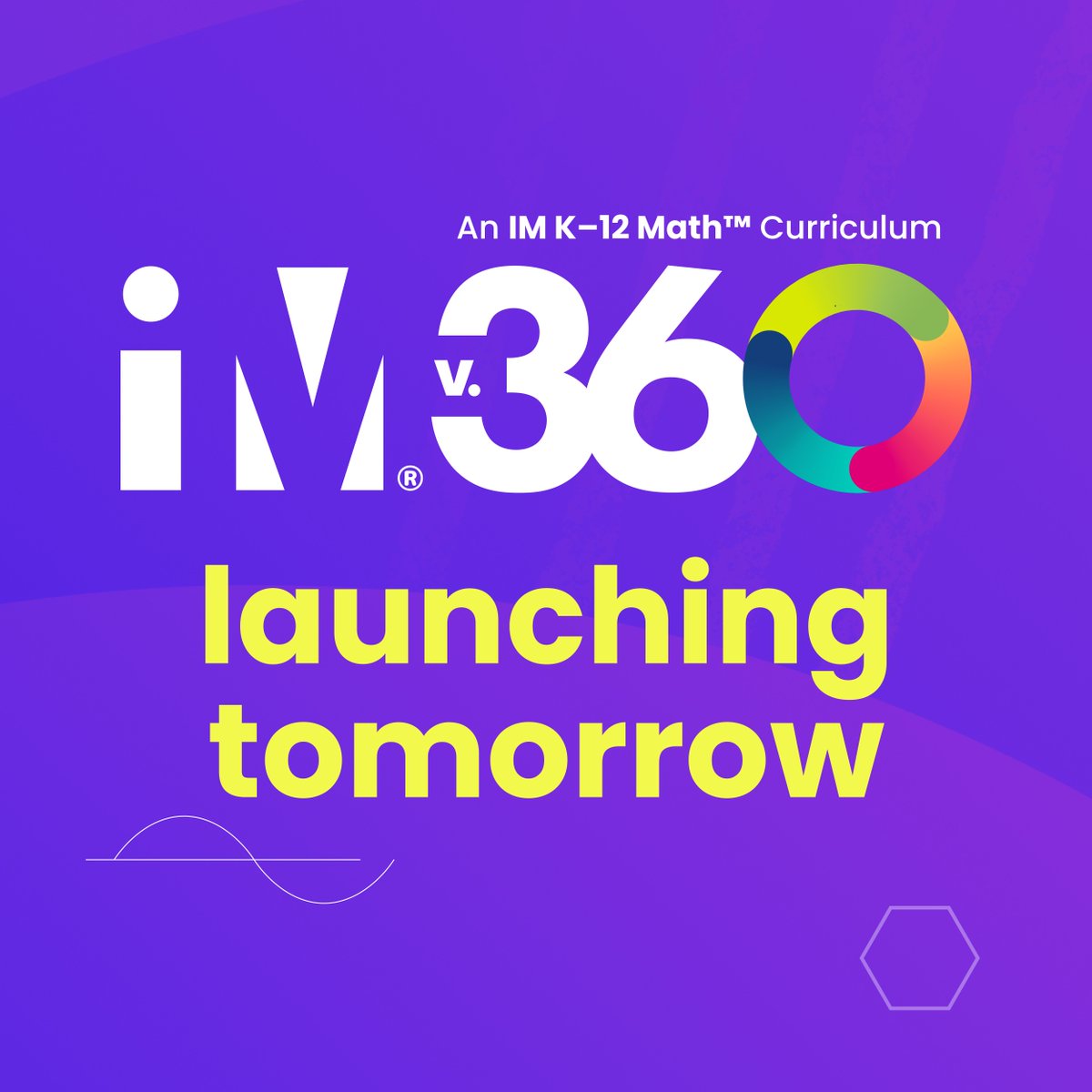 IllustrateMath's tweet photo. 🌟 Tomorrow, we step into a new chapter of math education with IM v.360!
Ready to see your classroom transformed and your students thriving like never before? Join us as we embark on this exciting journey together.
#IMv360 #LearnWithIM #IllustrativeMathematics https://t.co/oKucqy5nZf