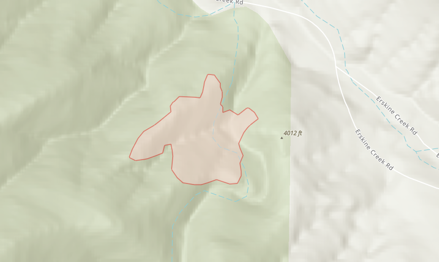 KernFiregraph's tweet photo. #LauraFire Intel 24 has mapped the fire at 17 acres. https://t.co/KarDZCg2QV