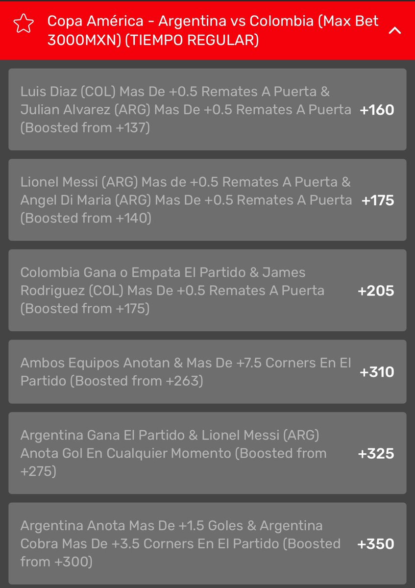playdoitmexico's tweet photo. 🚨Y se viene el 🇦🇷 🆚 🇨🇴 y los 🎁 🎁 siguen llegando.
Así que se van otros 5 bonos aleatorios de 💲1,000 para los que den ❤️, RT y comenten #TioPlaydoit y #CopaPlaydoit junto al PlayBoost que meterían. https://t.co/yEdilnfdEO