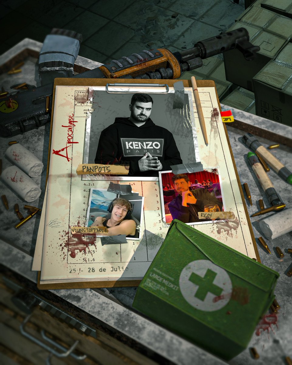 APOCALYPSE_RUST's tweet image. ¡Bienvenidos al mundo de #ApocalypseRust!                

🔥 @PanpotsTV 
🔥 @23ricoy  
🔥 @v2unstoppable