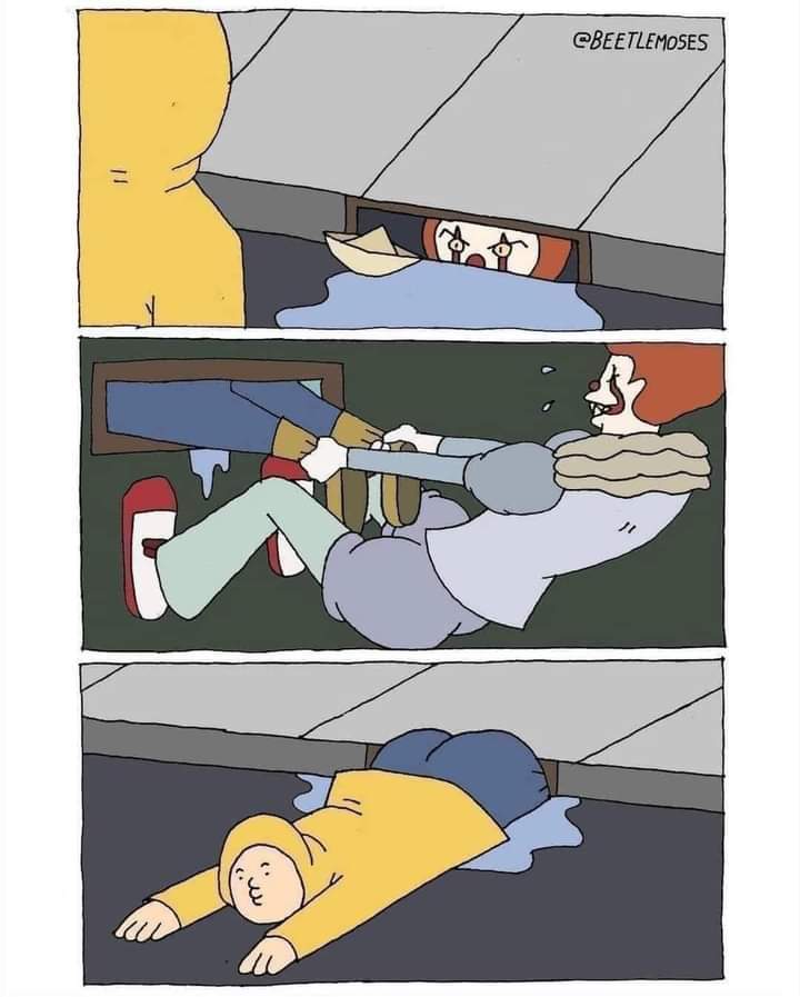 Lmao. Well I don't have the thick thighs to save my life. I would just die..😂🤣🤣