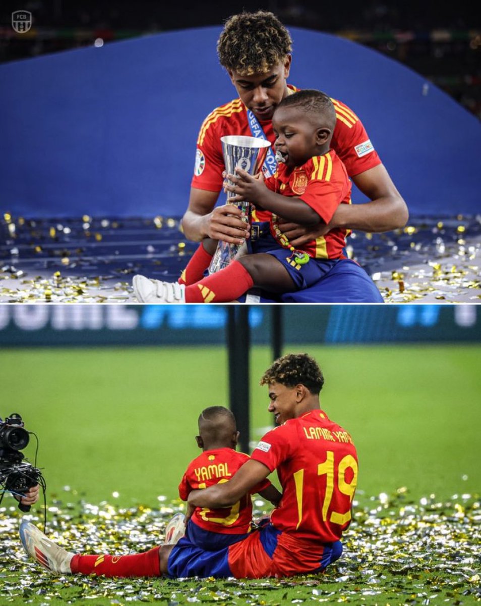 Lamine et son petit frère ❤️