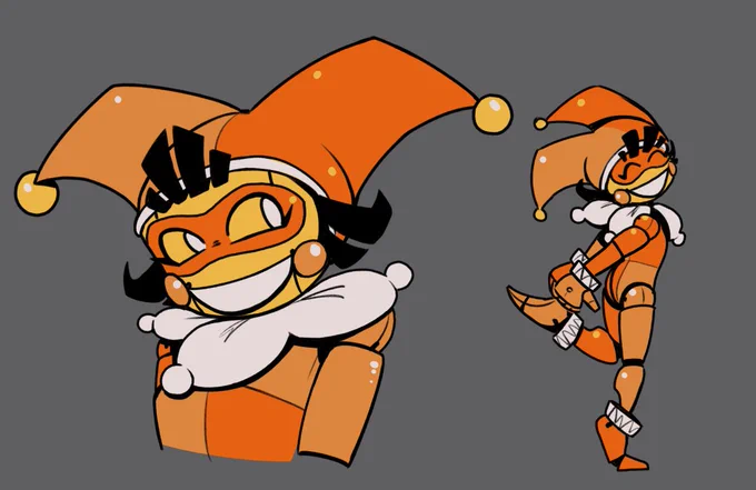 Presenting the jester puppet, Jackie the Pumpquin! 