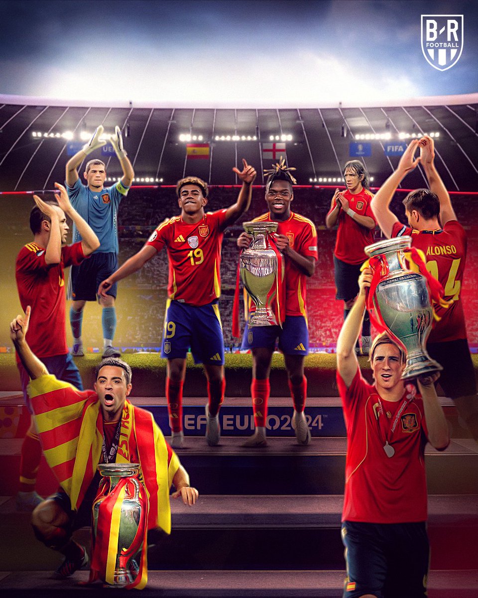 No somos conscientes de la suerte que ha tenido nuestra generación de ver a España ganar 3 Eurocopas y 1 Mundial.