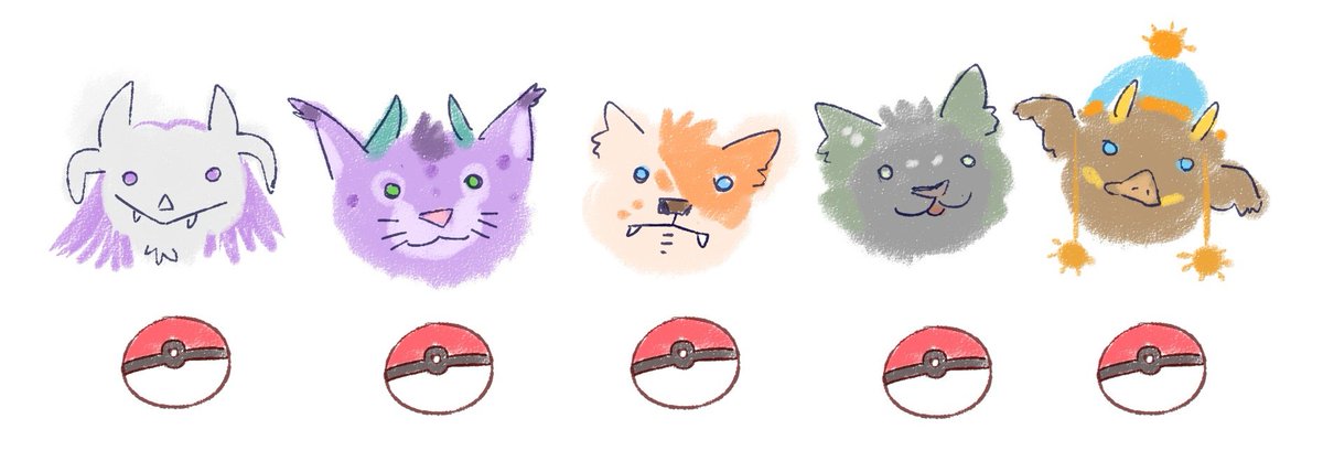 SB_Boar's tweet photo. Pokemon of our shared chat.

#artistsontwitter #Furryart #furryoc #Furry #art https://t.co/zu9NpU2uFS