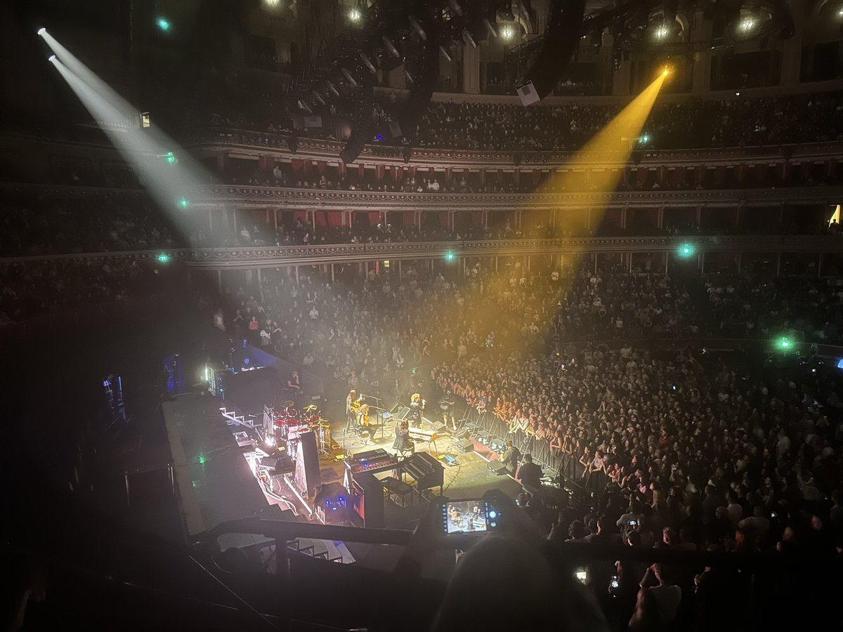 Fucking speechless. <a href="/GretaVanFleet/">Greta Van Fleet</a> at the Royal Albert Hall was surreal.
